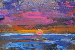Sonnenuntergang #1 /Sundown #1   20x30   Acryl