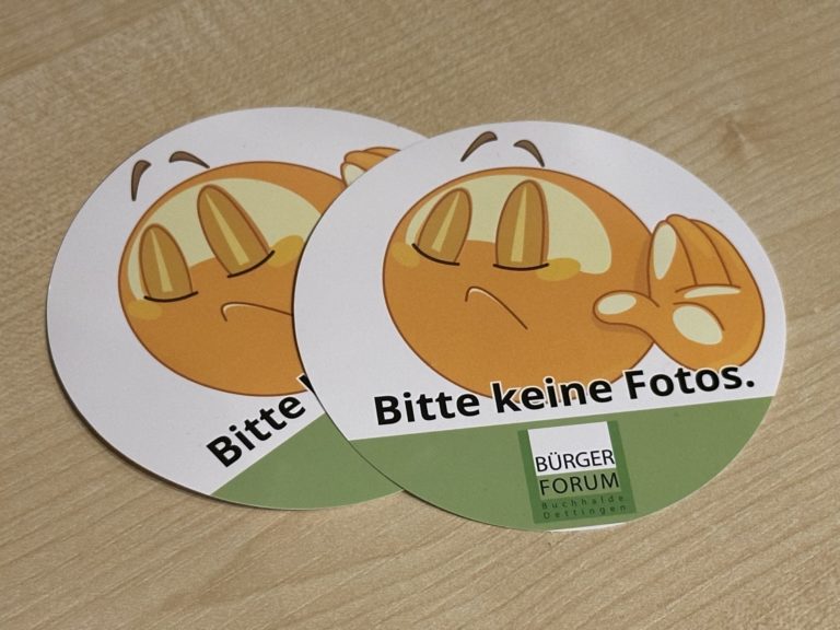 Datenschutz und Öffentlichkeitsarbeit im Bürgerforum Buchhalde Dettingen