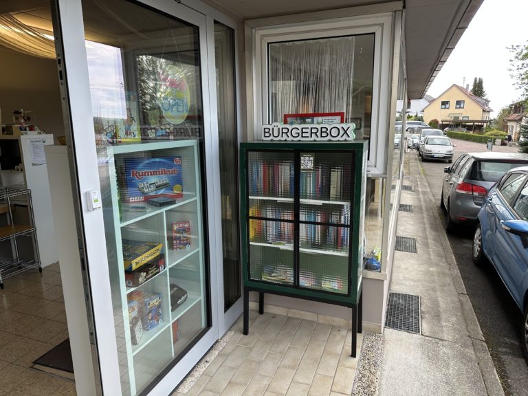 Neuer Platz für die Bürgerbox – bereit für den Sommer