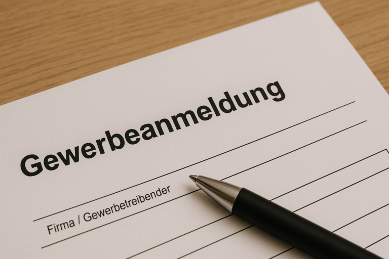 Formell und offiziell: Unsere Gewerbeanmeldung in Dettingen an der Erms ist erfolgt!