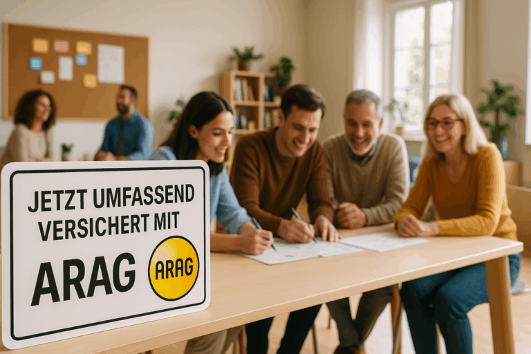 Wir sind jetzt umfassend versichert!