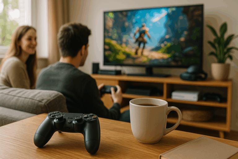 🎮 Heute ist wieder Daddel-Donnerstag – mit Dettinger Wohnzimmer! ☕
