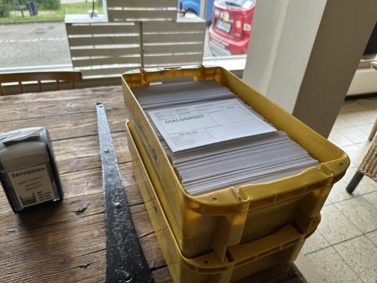 Unser erstes großes Mailing: Gemeinsam für Dettingen!