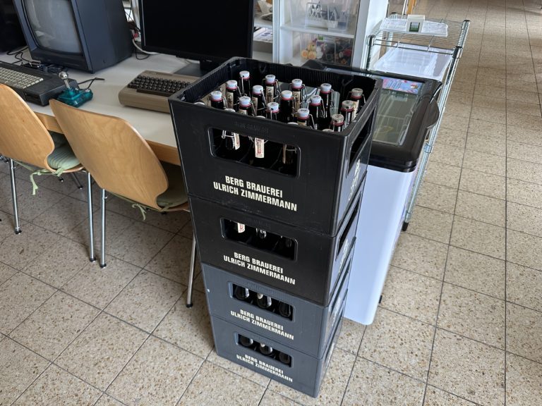 Ein kühles Bier aus der Region