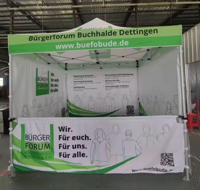 Vom Papiermodell zum Veranstaltungszelt: Unser neues Highlight ist da!