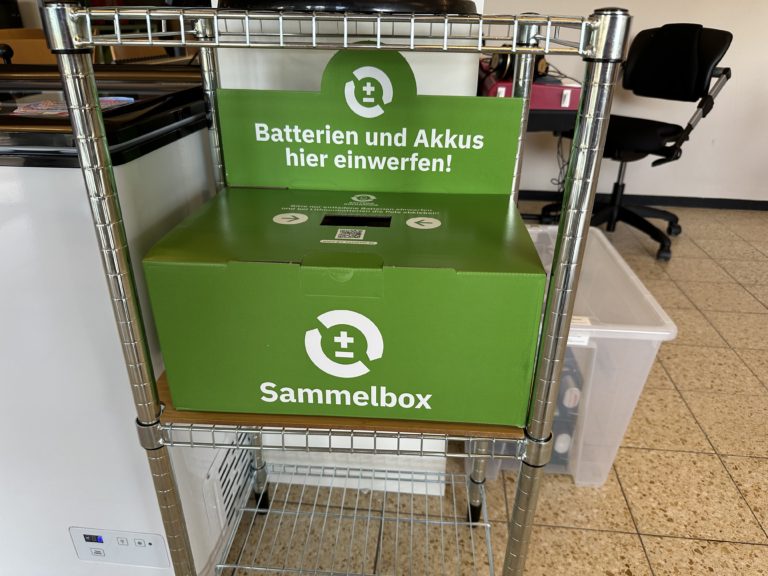 Wir sind jetzt offizielle Batterieannahmestelle