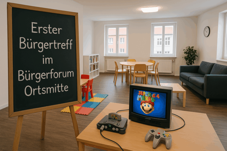 Heute: Erster Dettinger Bürgertreff im Bürgerforum Ortsmitte