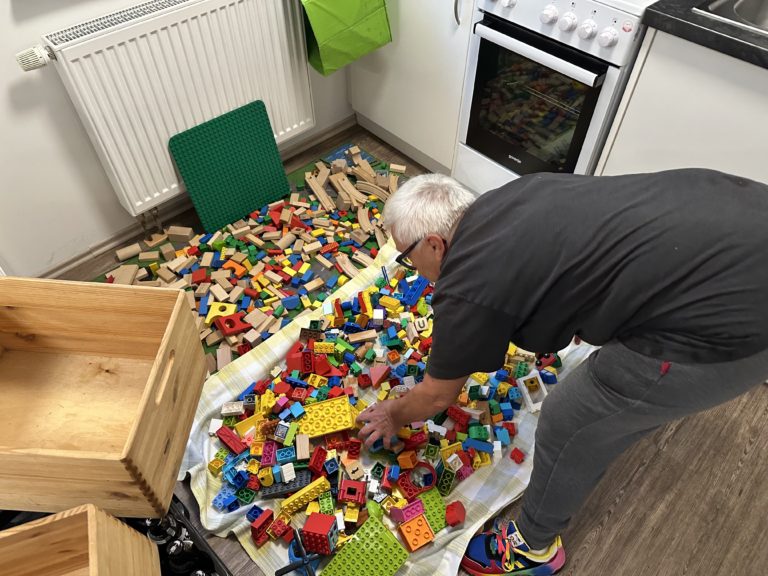 Spielspaß im Bürgerforum Ortsmitte – unsere erste kleine Besucherin!