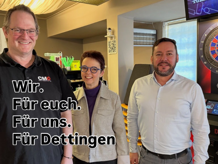 Besuch von Bürgermeisterkandidaten im Bürgerforum Buchhalde