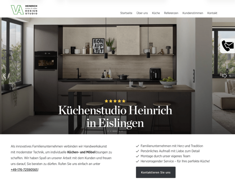 Küchenstudio Heinrich spendet 150 Euro