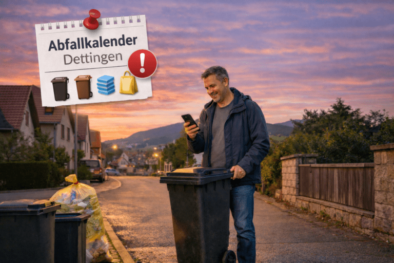 Digitaler Abfallkalender mit E-Mail-Erinnerung