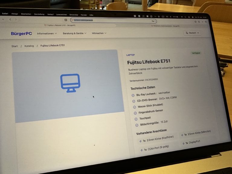 Erster Stammtisch „BürgerPC“